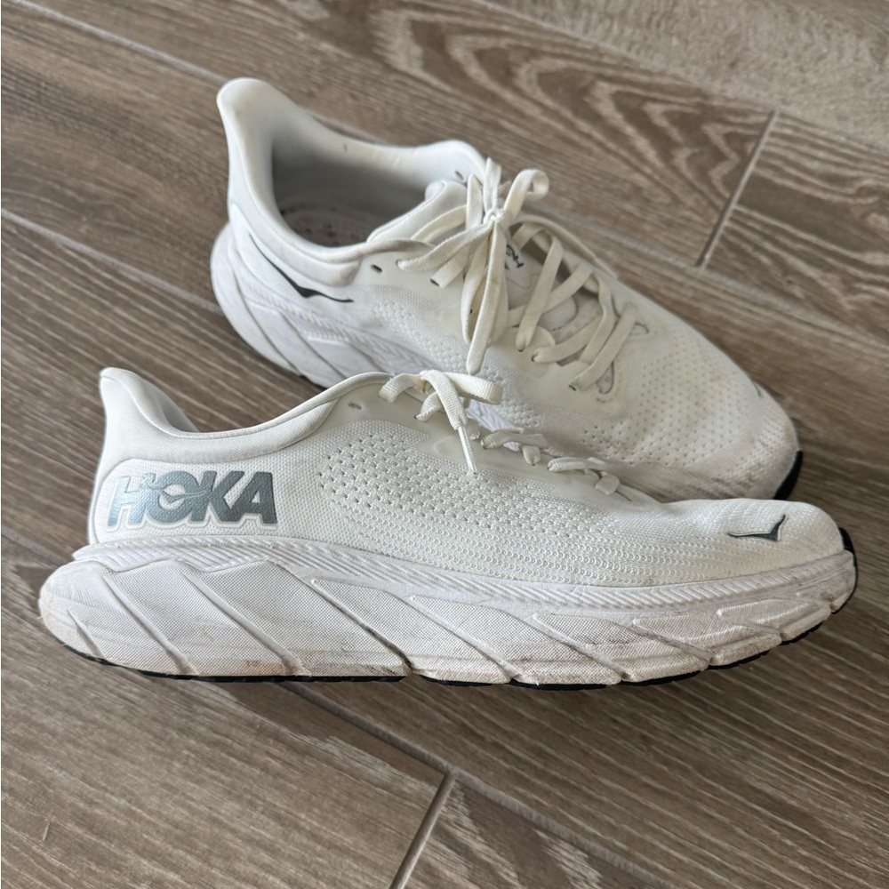 Men’s Hoka White Athletic Sneakers, sz 8.5